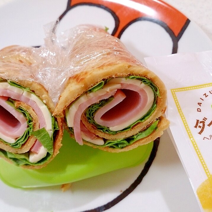 大豆粉いりパンケーキのハムチーズロールサンドイッチ レシピ 作り方 By Hideok8 楽天レシピ 大豆粉いりパンケーキのハムチーズロールサンドイッチ レシピ 作り方 By Hideok8 楽天レシピ